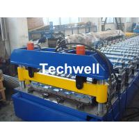 China Hydraulic cutting Metal Roofing Cold Roll Forming Machine 13 - 22 Stations TW27-195-780 on sale