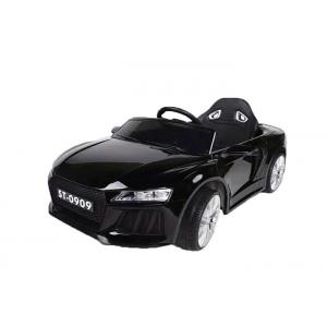 Black Color Kids Electric Ride On Toys , Kids Ride On Remote Control Car 3-4km/H