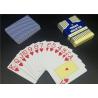 China Jumboo Index Plastic Ploker Cards , Personalized PVC Poker Size Waterproof Playing Cards wholesale