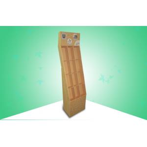 China Natural Eco Friendly Kraft Cardboard Display Racks 12 Cells Promoting Electronic Items supplier