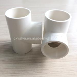 Samples US 3/Piece PVC Pipe Fitting White UPVC Equal Tee 3 Way Connector Pn16