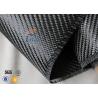 China 3K 200g 0.3mm Twill Weave Silver Coated Fabric Carbon Fiber Fabric wholesale