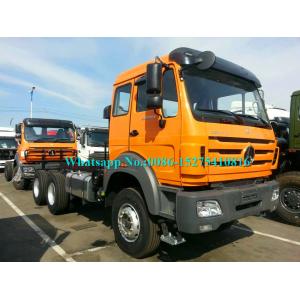 China Orange BEIBEN Beiben Tractor Truck , Trailer Head Truck Left Hand Drive For Logistics supplier