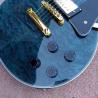 New style high quality custom LP Style electric guitar Gold Hardware in Blue