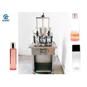 China Four Nozzles Toner Filling Machine For Glass Bottles , Electric Driven Type supplier