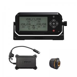 China Toggle Switches TPMS Solutions RS232 Signal LCD Display Truck TPMS For 2-22 Wheeels supplier