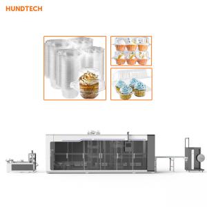 Automatic PVC Cafes Cake Box Making Machine Mold Cutting 2.3m