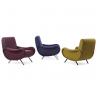 Classic Retro Modern Upholstered Sofa Living Room Fabric Armchair HY-C357