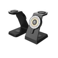 China SC022 Multifunctional Magnetic Wireless Phone Charger Stand Phone Airpods And Watch Charger on sale