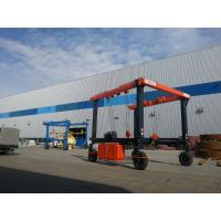 China 100ton Rubber Tyred Gantry Crane With Overload Limiter  Emergency Stop on sale