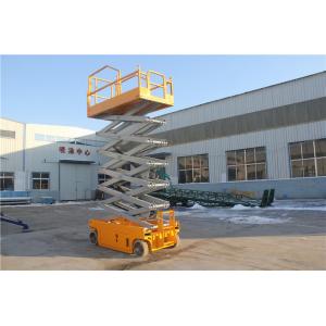 Material Handling 1100 Kg Hydraulic Scissor Lift Platform Storage Power 1 Ton