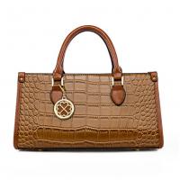 China PU Women Fashion Handbag Crocodile Pattern Handbag Retro Pillow Type on sale