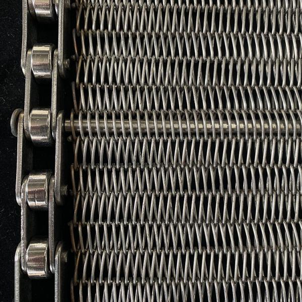 高負荷能力 50〜2000kg/m2 ワイヤ網コンベヤーベルト 重荷のためのバランスされた織物構造