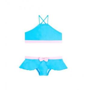 China Blue And Pink Crop Top Bikini - Boneca supplier