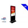 Digital Vertical LCD Display Free Standing Kiosk Full HD Monitor AC 100V - 240V