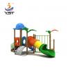 China Outdoor Amusement Plastic Slide Playground Gym Equipment For 10 Kids wholesale