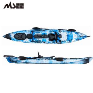 OEM Logo 1 Person River Fishing Kayak With Paddle And Aluminum Seat
