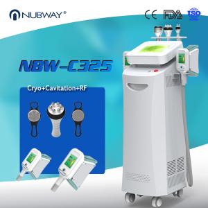 Hot sale 5 handles cryolipolysis fat freeze slimming machine , cool lipo weight loss combine cavitation, RF vacuum