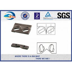 China 9220 Steel Plate Weldable Upper Rail Clip With Rubber Nose and Base Clip for Crane Rail A100 QU100 supplier