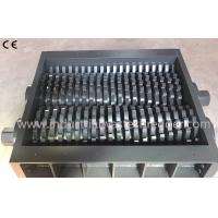 China Customizable Plastic Film Shredder Steel Blade With PLC Control System on sale
