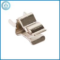 China PCB Clamps Rejection 3AG Glass Fuse Holder Clips FS-601 For 6x30mm Ceramic Cartridge on sale