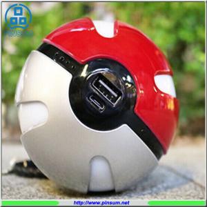 China 2016 World Top Game Pokemon Go Pokeball Power Bank 10000mAh real cap.6000mAh Poke Ball Charger supplier