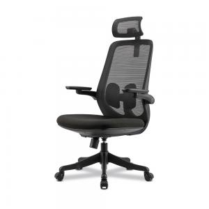 China Up Down Velvet Swivel Desk Chair 660MM Nylon Office Chair supplier