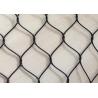 Stainless Steel Diamond Woven Wire Mesh Panels Good Fire Prevention Properties