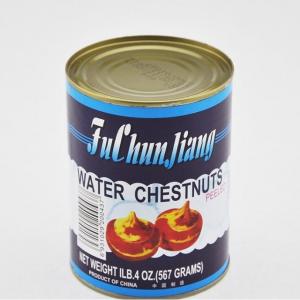 China Sweet 425g 567g Canned Fruits Vegetables Water Chestnut In Syrup supplier