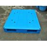 China Durable Blue Reusable Plastic Pallets With Virgin HDPE / Recycled PP wholesale