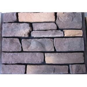 China Artificial Cement Faux Stacked Stone Veneer For Wall Building Construction supplier