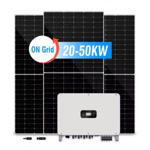 On Grid 15kw 20kw 25kw Solar System Price For Industrial Use