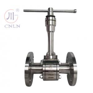 Manual Flanged SS304 Or SS316 Customize Pressure Cryogenic Ball Valve DN25 PN40