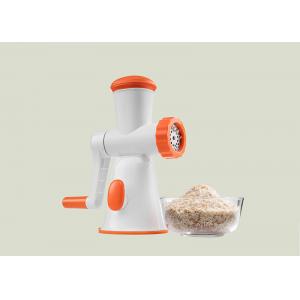 China Orange Manual Meat Mincer Corrosion Proof Stainless Steel Blade Enema Machine supplier