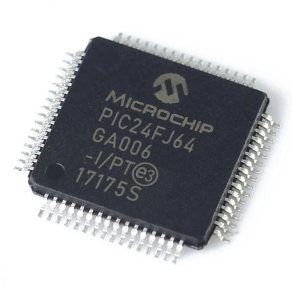 PIC24FJ64GA006-I/PTの集積回路QFP100のマイクロ制御回路IC破片