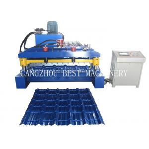 China YX-800/1000 Building Material Glazing Roof Tile Roll Fomring Making Machine supplier