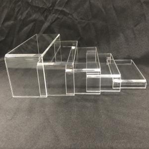 Cosmetics Acrylic Riser For Counter Stand Department Store Showing Shoe Clear Display Family