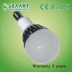 China New Style 180 Degree E14-4W Patent LED Ball Bulbs With White Glass Ball Steep supplier