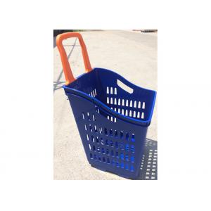 China Hand Hold Plastic Grocery Basket , Easy Using Reusable Shopping Basket supplier