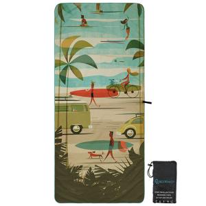 China Customized Microfiber Embroidered Beach Towel For Sports Swimming Travel Yoga supplier