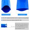 China DAVCO 1.25&quot; × 50' Pool Backwash Hose, Heavy Duty Reinforced Blue PVC Lay Flat Water Discharge Hoses wholesale