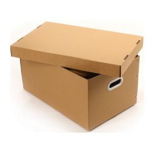 China Strong Kraft Paper Corrugated Packaging Boxes Custom Cardboard Storage Box supplier