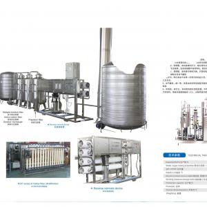 China Mini Industrial RO Water Treatment System 1500*800*600 Dimension supplier