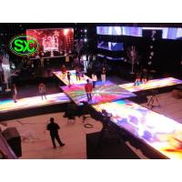 China Fashionable Indoor Dance Floor With 6.25mm Pixel Pitch , 250mm*250mm interactive led dance floor screen on sale