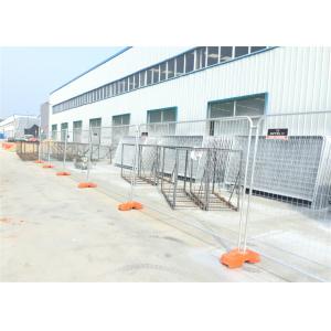 China New Zealand Standard Temporary Fencing 2.1m x 2.4m OD40mm x 1.8mm wall thick mesh 60mm x 150mm diameter 3.80mm wholesale