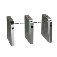 China Smart Card Reader Optical Turnstiles Fingerprint Scan Drop Arm Access Control System on sale