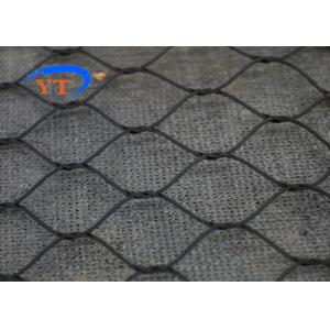 China Black Oxide Balustrade Cable Mesh , Stainless Steel 304 Zoo Security Mesh Fencing supplier