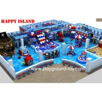 China New design Indoor Playground Equipment For Sale With Big Ball Pool And Three Big Plastic Slide In line on sale