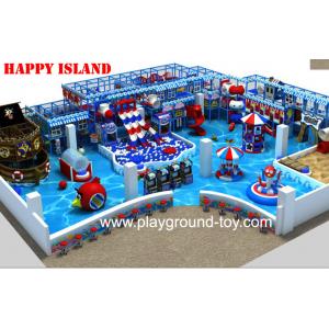 New design Indoor Playground Equipment For Sale With Big Ball Pool And Three Big Plastic Slide In line