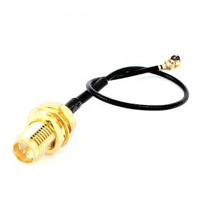 RF1.13 IPX to RP-SMA-K Antenna WiFi Pigtail Cable 10cm